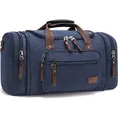Unyqoos Reisetasche 40 Liter - Blau, erweiterbar