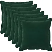 vidaXL Kissen mit Kissen HOUTEN 6 Stk. Dunkelgrün Samt