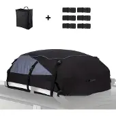 Famanu Daktasche 800L – faltbare Reisetasche für Autodach – Schwarz