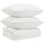 vidaXL Gänsedaunen-Bettdecken-Set 90% FULDA 3 stk. 220 x 260 cm Weiß