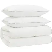 vidaXL Gänsedaunen-Bettdecken-Set 90% FULDA 3 stk. 220 x 260 cm Weiß