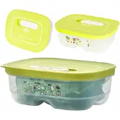 Tupperware Ventsmart Plus niedriger Behälter 800 ml Lebensmittelaufbewahrung