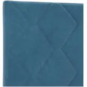 vidaXL Boxspringbett mit Matratze mit Kopfteil Blau 140 x 190 cm Samt