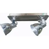 Dapo Leuchten Deckenstrahler Spotlampe Letora chrom Wandleuchte Deckenleuchte 2-flammig
