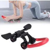 Markenlos Fitness Roller Ab-Trainer - Schwarz und Grün