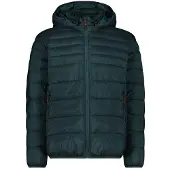 CMP Herren Jacke Padded Jacket Snaps Hood Grün 52