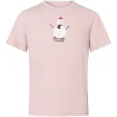 Super.natural K Snowman Tee dusty rose/various (66J) 128