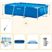 Intex Rechteckiger Frame Pool - 300x200x75 cm - 6-teilig S21125