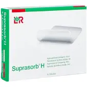 Lohmann & Rauscher Suprasorb H Hydrokolloidverband, dünn, 10 x 10 cm, 10 Stück