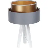 ONZENO TISCHLAMPE Grau 30/45 cm