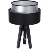 ONZENO TISCHLAMPE Schwarz 30/45 cm