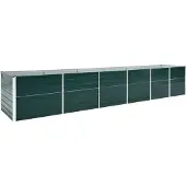 Prolenta Maison Exclusive - Garten-Hochbeet Verzinkter Stahl 480x80x77 cm Grün