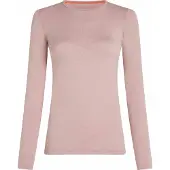 Icebreaker - Merinowoll-Base Layer - W Merino 260 Oasis LS Crewe Pink Quartz für Damen aus Wolle - Größe S - Rosa