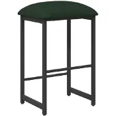 vidaXL Barhocker Dunkelgrün 40 x 32 x 74 cm Holzwerkstoff