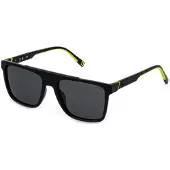 FILA SFID20 Nero lucido totale 57/18/145 Herren Sonnenbrillen