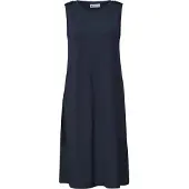 Street One Jerseykleid Ohne Taschen Ärmelloses Sommerkleid mit Rundhals und Knopfdetail