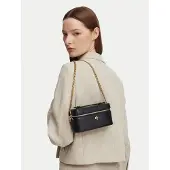 Tory Burch Handtasche Charlie Quilted East-West 186036 Schwarz