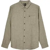 Quiksilver - Motherfly Heather L/S Shirt - Hemd Gr M beige