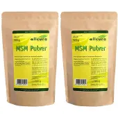 Allcura MSM Pulver Methylsulfonylmethan 2x 2x500 g