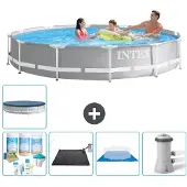 Intex Prism Frame Pool Rund - 366x76 cm - 6-teilig S20520