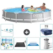 Intex Prism Frame Pool Rund - 366x76 cm - 7-teilig S20527