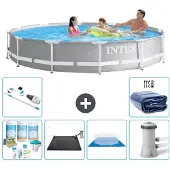 Intex Prism Frame Pool Rund - 366x76 cm - 7-teilig S20529