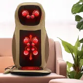 Easybuy Rückenmassagegerät mit Wärmefunktion Massagegerät Rückenmassagegerät 3D Rückenmassagematte