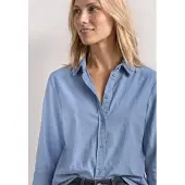 Street One Hemdbluse 3/4-Arm-Hemdbluse mit Cordmix