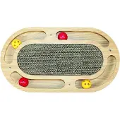 Famanu Kratzmöbel mit Spielbereich - Natur