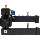 Wavin Midishunt 5kreds ,Isoleret, Med Grundfos UPM3Hybrid 15-70 pumpe