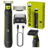 Philips OneBlade Pro Rasierer-Doppelseitige Klinge, Wasserdicht, für