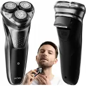 Enchen Elektrischer Rasierer Blackstone Plus mit Trimmer, 3D Flex, wasserdicht