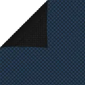 Markenlos Schwimmende PE-Solar-Poolfolie, 800 x 500 cm, Schwarz und Blau