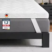 Komfortec 5-Zonen Gel Matratzentopper 90x200 cm H3/H4, 7 cm Höhe