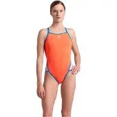 Arena Badeanzug, Damen Icons Super Fly Back Solid