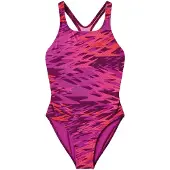 Speedo Hyperboom Print Medalist Badeanzug