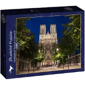 Bluebird Puzzle Puzzlemotiv Cathédrale de Reims 1000 Teile Erwachsene