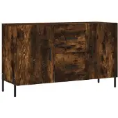 vidaXL Sideboard Räuchereiche 100x36x60 cm Holzwerkstoff