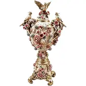 Clayre & Eef Vorratsglas Goldfarbig Kunststoff