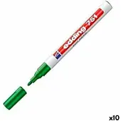 Edding Lackmarker 751, 1-2 mm, grün, 10 Stück