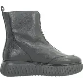 Wonders für Damen. A-5202_5078_5792 Xfly 02 Stiefeletten aus Leder in Schwarz (39), Wohnung, Reißverschluss, Lässig