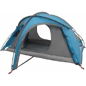 vidaXL Trekkingzelt mit Regenplane wasserabweisend 2 Personen Blau