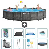 Intex Prism Frame Pool Rund - 549x122 cm - 7-teilig S598