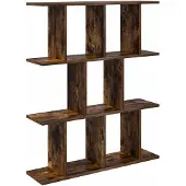 vidaXL Wandregal Raucheiche 80 x 20 x 96 cm Holzwerkstoff