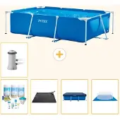 Intex Rechteckiger Frame Pool - 300x200x75 cm - 6-teilig S21122