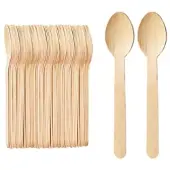 Wisefood Holzlöffel Einweg - 16,5cm, natur: 500 Stück