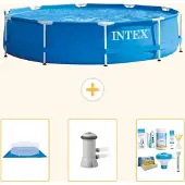 Intex Frame Pool Rund - 366x76 cm - 4-teilig S21334