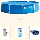 Intex Frame Pool Rund - 366x76 cm - 4-teilig S21332