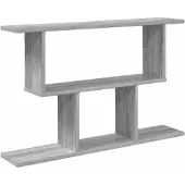 vidaXL Wandregal Sonoma-Grau 80 x 15 x 50,5 cm Holzwerkstoff