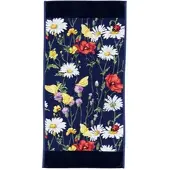 Feiler Handtücher Daisy Field Handtuch 50x100 cm | schwarzblau - blau